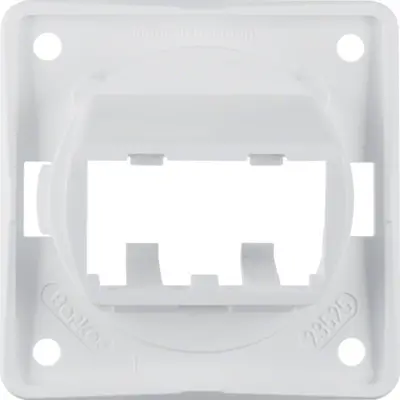 Berker Integro Flow draagplaat 2-voudig voor Mini-Com modules wit glans (945592509)