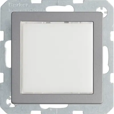Berker lichtsignaaleenheid 230V witte LED Q1/Q3/Q7 aluminium (29536084)