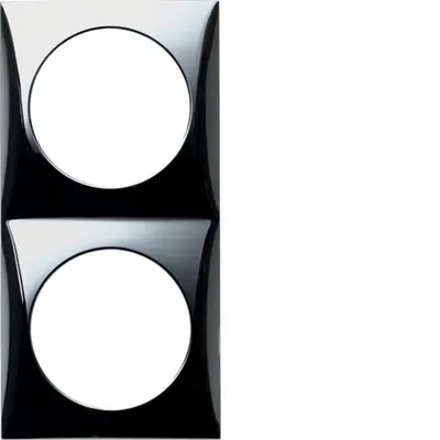 Berker Integro Flow afdekraam 2-voudig glanzend chroom (918262518)