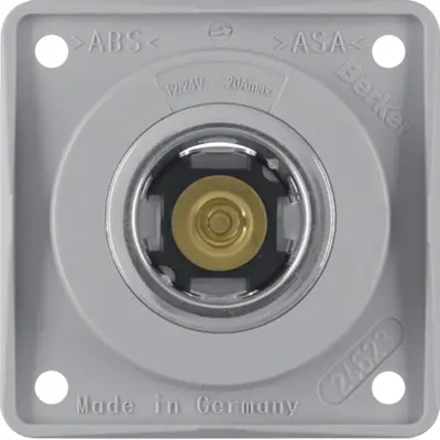 Berker Integro Flow wandcontactdoos 12V/20A grijs mat (845712507)