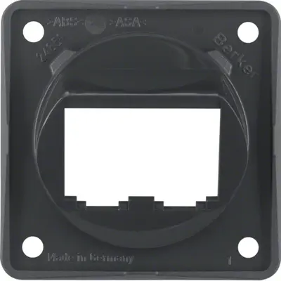 Berker Integro Flow draagplaat 2-voudig voor BTR/E-dat modules antraciet glans (845582505)