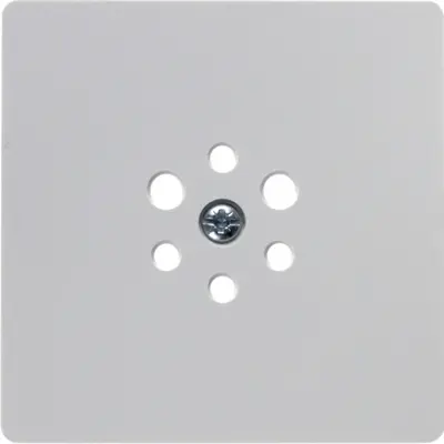 Berker CENTRAALPLAAT 6-POLIGE WCD, PWIT MAT/FLW (14741909)