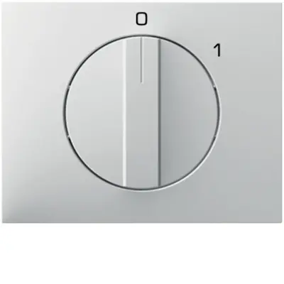 Berker draaiknop voor draaischakelaar aan/uit met opdruk 0-1 K1 wit (11507109)