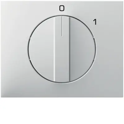Berker draaiknop driestandenschakelaar 0-1 K1/K5 wit (11507109)