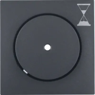 Berker drukknop met controlevenster en zandlopersymbool voor tijdschakelaar S1/B3/B7 antraciet mat (16741606)