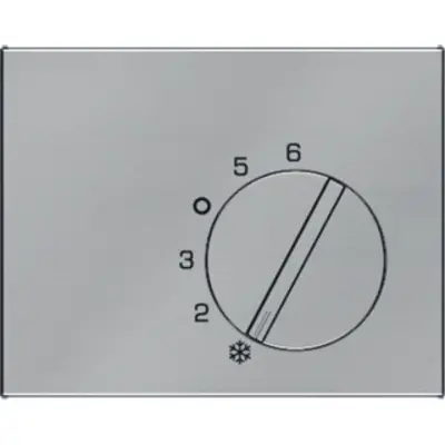 Berker centst knop thrmo k5 rvs (16707104)
