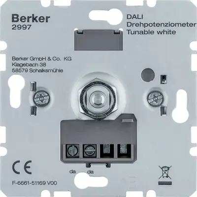 Berker draai-potentiometer DALI Tunable White (2997)