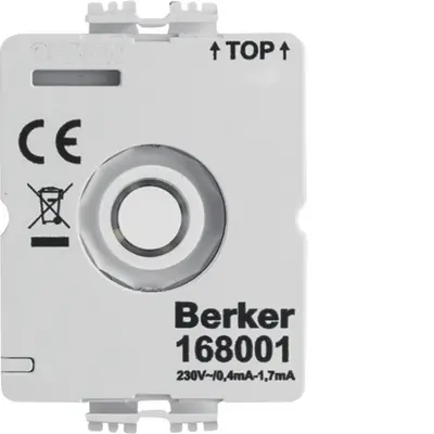 Berker LED-module 230v voor draaischakelaar zonder nul (168001)