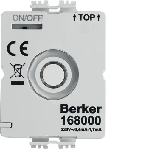Berker LED-module 230v voor draaischakelaar met nul (168000)