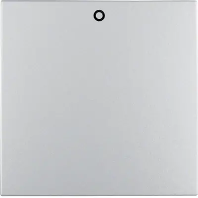 Berker schakelwip met opdruk 0 S1 IP44 aluminium mat (16291424)