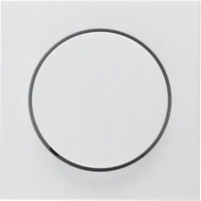 Berker centraaldeel met knop voor draaidimmer en potentiometer S1 IP44 wit glans (13678989)