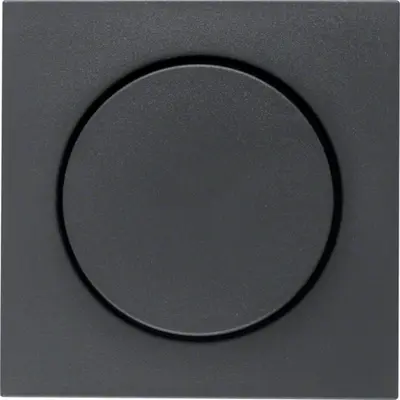 Berker centraaldeel met knop voor draaidimmer en potentiometer S1 IP44 antraciet (13671606)