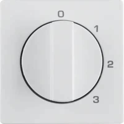 Berker draaiknop driestandenschakelaar 0-stand 1-2-3 Q1/Q3/Q7 wit (1096608900)