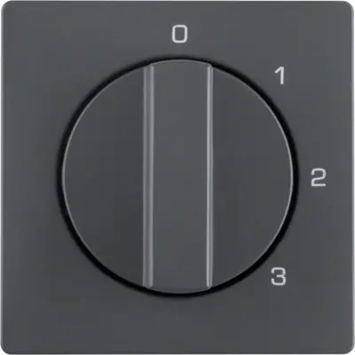 Berker draaiknop driestandenschakelaar 0-stand 1-2-3 Q1/Q3/Q7 antraciet (1096608600)
