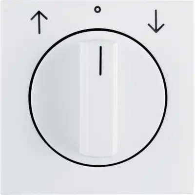 Berker draaiknop jaloeziebediening S1/B3/B7 wit glans (1080898900)