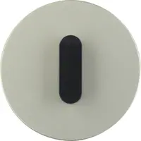Berker draaigreep aan-/uit-schakelaar R.Classic edelstaal zwart (1001200400)
