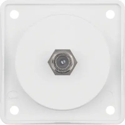 Berker Integro Flow SAT-antennewandcontactdoos wit mat (945192502)