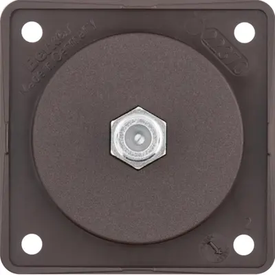 Berker Integro Flow SAT-antennewandcontactdoos bruin mat (945192501)