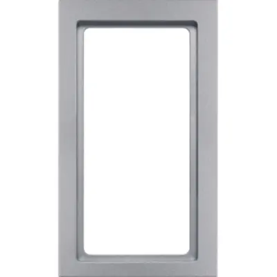 Berker afdekraam 1.5-voudig verticaal Q3 aluminium (13096094)