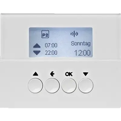 Berker KNX-RF schakelklok-opzetmod. jal.bed. berker K.1, polarwit (85745179)