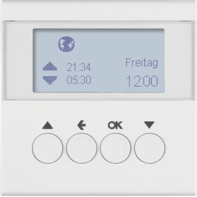 Berker jaloeziebesturing opzetmodule S1/B3/B7 wit mat (85741188)