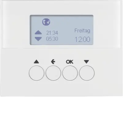 Berker schakelklok jaloeziebesturing opzetmodule K1 wit (85741179)