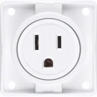 Berker USA/Canada NEMA wandcontactdoos 5-15R Integro wit mat (862632502)