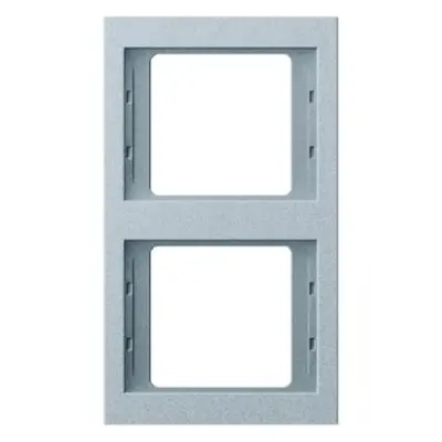Berker afd raam 2-v ver k1 alu/mat (13237024)