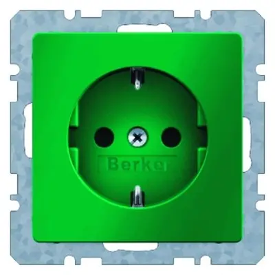 Berker wandcontactdoos 1-voudig randaarde inbouw (41436013)