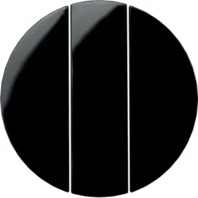 Berker schakelwip 3-voudig R1/R3/R8 zwart (16652045)
