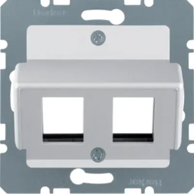 Berker centraalplaat 2 krone-jacks a (14641404)