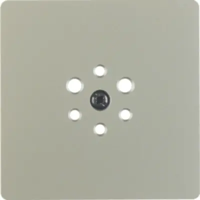 Berker centraalplaat 6-polige contact (147404)