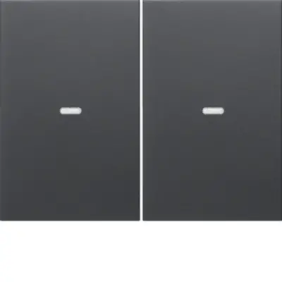 Berker afdek. 2-v voor drukknopmodule (80960375)