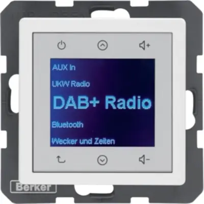 Berker radio touch DAB+ Q1/Q3/Q7 wit (29846089)