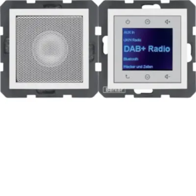 Berker radio touch met luidspreker DAB+ S1/B3/B7 wit glans (29808989)