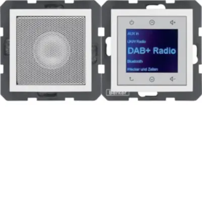 Berker Radio Touch met luidspreker DAB+ Bluetooth S1/B3/B7 pw glz (30808989)