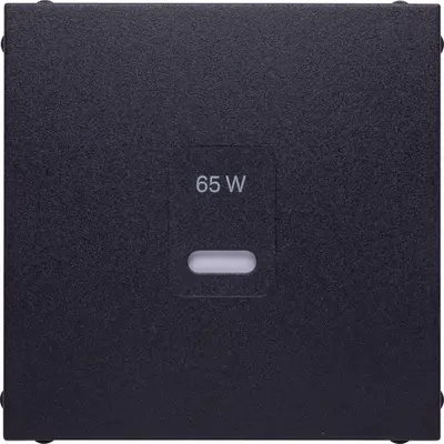 Berker centraalplaat voor USB-lader type C S1/B3/B7 antraciet mat (48601606)