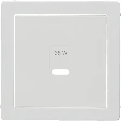 Berker centraalplaat voor USB-lader type C Q.1/Q.3/Q.7 wit (48606089)