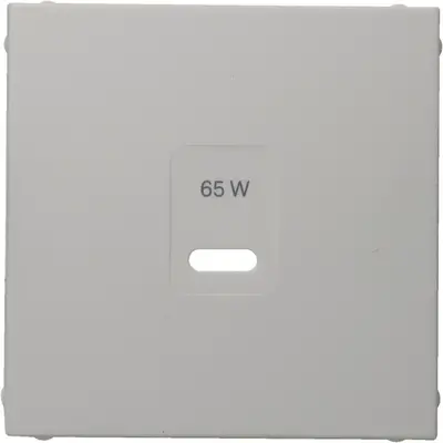 Berker centraalplaat voor USB-lader type C S1/B3/B7 wit glans (48608989)