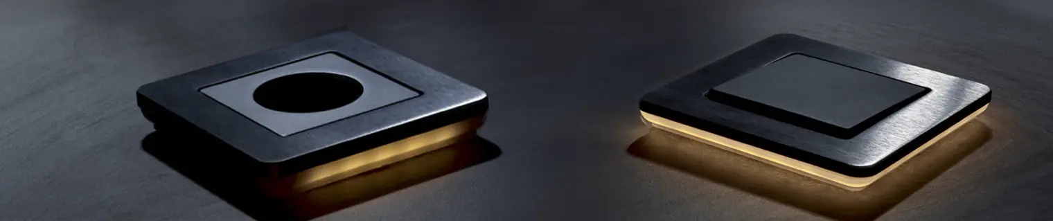 Berker Q.7 schakelmateriaal met LED-verlichting