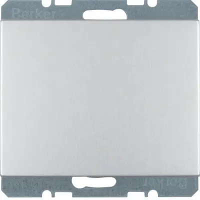 Berker blinddeksel incl. draagframe met spreidklemmen K5 aluminium (6710457003)