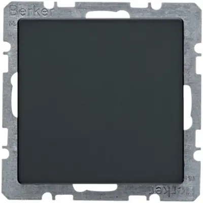 Berker blinddeksel incl. draagframe met spreidklemmen Q1/Q3/Q7 antraciet (6710096086)
