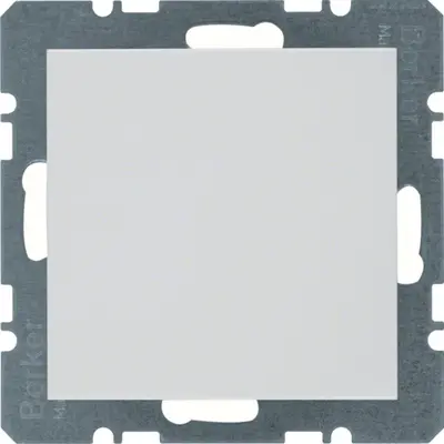 Berker blinddeksel incl. draagframe met spreidklemmen S1/B3/B7 wit glans (6710098989)