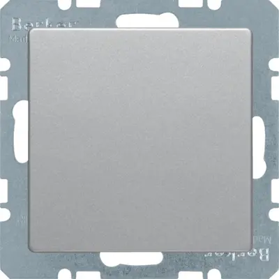 Berker blinddeksel incl. draagframe met spreidklemmen Q1/Q3/Q7 aluminium (6710096084)