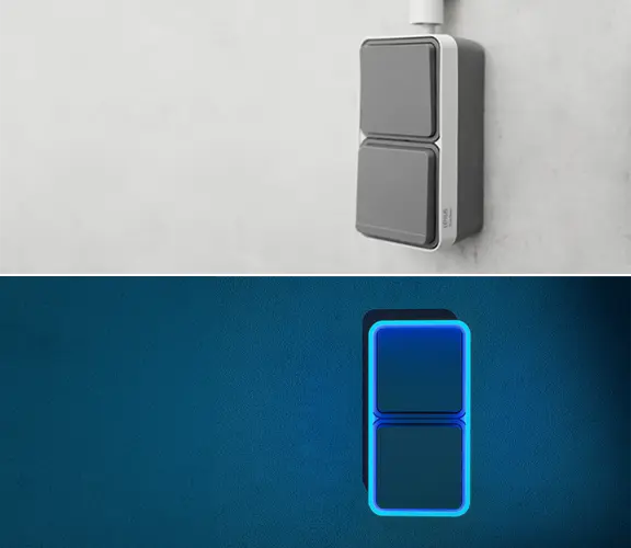Berker W.1 waterdicht design-schakelmateriaal
