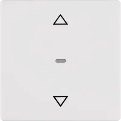 Berker drukknop voor elektronische jaloeziebediening Q1/Q3/Q7 wit (85241129)