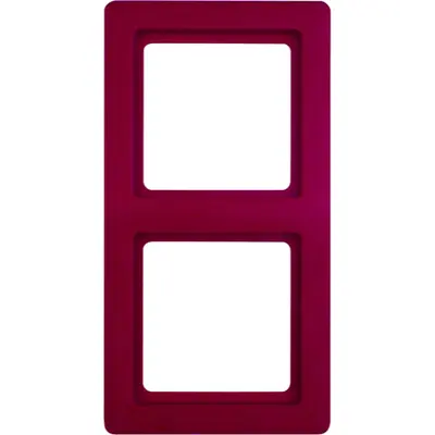 Berker afdekraam 2-voudig Q1 rood (10126062)