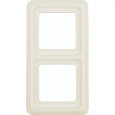 Hager Berker afdekraam 2-voudig WG-UP IP44 creme glans (WWD1200WP)