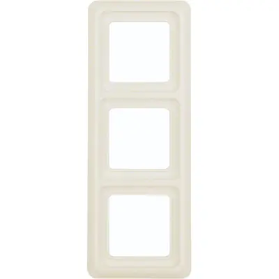 Hager Berker afdekraam 3-voudig WG-UP IP44 creme glans (WWD1300WP)