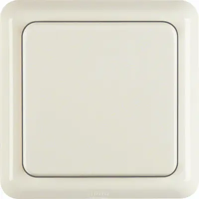 Hager Berker wandcontactdoos randaarde klapdeksel inclusief afdekraam IP44 creme glans (WWG1111WP)